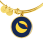 Terra (LUNA) Bracelet Stainless Steel or 18k Gold Circle Bangle-Express Your Love Gifts