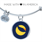 Terra (LUNA) Bracelet Stainless Steel or 18k Gold Circle Bangle-Express Your Love Gifts
