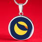 Terra (LUNA) Circle Necklace Stainless Steel or 18k Gold 18-22"-Express Your Love Gifts