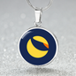 Terra (LUNA) Circle Necklace Stainless Steel or 18k Gold 18-22"-Express Your Love Gifts