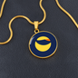 Terra (LUNA) Circle Necklace Stainless Steel or 18k Gold 18-22"-Express Your Love Gifts