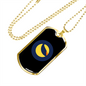 Terra (LUNA) Crypto Necklace Stainless Steel or 18k Gold Dog Tag 24" Chain-Express Your Love Gifts