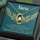 Thank You Medical Hero Healthcare Medical Worker Nurse Appreciation Gift Forever Necklace w Message Card-Express Your Love Gifts