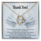 Thank You Present for Healthcare Workers Forever Necklace w Message Card-Express Your Love Gifts