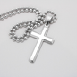 Thanks Be To God 1 Corinthians 15:57 Cross Necklace Message Card W Ball Chain Pendant-Express Your Love Gifts