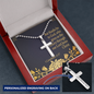 Thanks Be To God 1 Corinthians 15:57 Cross Necklace Message Card W Ball Chain Pendant-Express Your Love Gifts