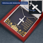 Thanks Be To God 1 Corinthians 15:57 Cross Necklace Message Card W Ball Chain Pendant-Express Your Love Gifts
