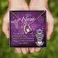 Thanks for Being There Healthcare Medical Worker Nurse Appreciation GiftForever Necklace w Message Card-Express Your Love Gifts