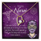 Thanks for Being There Healthcare Medical Worker Nurse Appreciation GiftForever Necklace w Message Card-Express Your Love Gifts