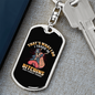 That's What I Do Crypto Keychain Stainless Steel or 18k Gold Dog Tag Keyring-Express Your Love Gifts