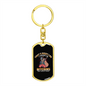 That's What I Do Crypto Keychain Stainless Steel or 18k Gold Dog Tag Keyring-Express Your Love Gifts