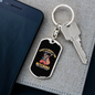 That's What I Do Crypto Keychain Stainless Steel or 18k Gold Dog Tag Keyring-Express Your Love Gifts