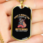 That's What I Do Crypto Necklace Stainless Steel or 18k Gold Dog Tag 24" Chain-Express Your Love Gifts
