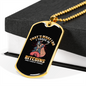 That's What I Do Crypto Necklace Stainless Steel or 18k Gold Dog Tag 24" Chain-Express Your Love Gifts