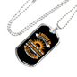 That The Sun Has Risen Christian Necklace Stainless Steel or 18k Gold Dog Tag 24" Chain-Express Your Love Gifts