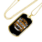 That Very Church Christian Necklace Stainless Steel or 18k Gold Dog Tag 24" Chain-Express Your Love Gifts
