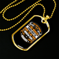 That Very Church Christian Necklace Stainless Steel or 18k Gold Dog Tag 24" Chain-Express Your Love Gifts