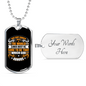 That Very Church Christian Necklace Stainless Steel or 18k Gold Dog Tag 24" Chain-Express Your Love Gifts