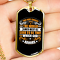 That Very Church Christian Necklace Stainless Steel or 18k Gold Dog Tag 24" Chain-Express Your Love Gifts