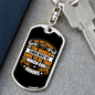 That Very Church Keychain Stainless Steel or 18k Gold Dog Tag Keyring-Express Your Love Gifts
