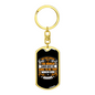 That Very Church Keychain Stainless Steel or 18k Gold Dog Tag Keyring-Express Your Love Gifts
