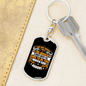 That Very Church Keychain Stainless Steel or 18k Gold Dog Tag Keyring-Express Your Love Gifts