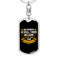 That Your Strengh Lies Keychain Stainless Steel or 18k Gold Dog Tag Keyring-Express Your Love Gifts
