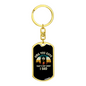 Thats Not What I Said Keychain Stainless Steel or 18k Gold Dog Tag Keyring-Express Your Love Gifts