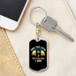 Thats Not What I Said Keychain Stainless Steel or 18k Gold Dog Tag Keyring-Express Your Love Gifts