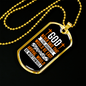 The Arrival Would Be Worthwhile Necklace Stainless Steel or 18k Gold Dog Tag 24" Chain-Express Your Love Gifts