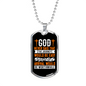 The Arrival Would Be Worthwhile Necklace Stainless Steel or 18k Gold Dog Tag 24" Chain-Express Your Love Gifts
