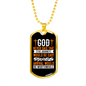 The Arrival Would Be Worthwhile Necklace Stainless Steel or 18k Gold Dog Tag 24" Chain-Express Your Love Gifts