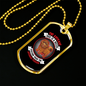 The Average Dog is Nicer Necklace Stainless Steel or 18k Gold Dog Tag 24" Chain-Express Your Love Gifts