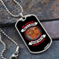 The Average Dog is Nicer Necklace Stainless Steel or 18k Gold Dog Tag 24" Chain-Express Your Love Gifts
