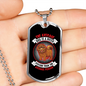 The Average Dog is Nicer Necklace Stainless Steel or 18k Gold Dog Tag 24" Chain-Express Your Love Gifts