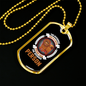 The Average Dog is Nicer Person Necklace Stainless Steel or 18k Gold Dog Tag 24" Chain-Express Your Love Gifts