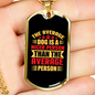 The Average Dog Necklace Stainless Steel or 18k Gold Dog Tag 24" Chain-Express Your Love Gifts