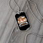 The Average Dog White Necklace Stainless Steel or 18k Gold Dog Tag 24" Chain-Express Your Love Gifts