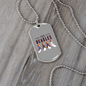 The Beagles Necklace Stainless Steel or 18k Gold Dog Tag 24" Chain-Express Your Love Gifts