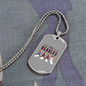 The Beagles Necklace Stainless Steel or 18k Gold Dog Tag 24" Chain-Express Your Love Gifts