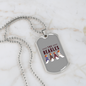 The Beagles Necklace Stainless Steel or 18k Gold Dog Tag 24" Chain-Express Your Love Gifts