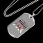 The Beagles Necklace Stainless Steel or 18k Gold Dog Tag 24" Chain-Express Your Love Gifts