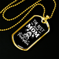 The Best Kind Mom Firefighter Gift Stainless Steel or 18k Gold Dog Tag 24" Chain-Express Your Love Gifts