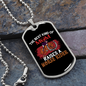 The Best Kind of Mom Raises a Horse Rider Horse Necklace Stainless Steel or 18k Gold Dog Tag 24" Chain-Express Your Love Gifts