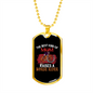 The Best Kind of Mom Raises a Horse Rider Horse Necklace Stainless Steel or 18k Gold Dog Tag 24" Chain-Express Your Love Gifts