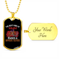 The Best Kind of Mom Raises a Horse Rider Horse Necklace Stainless Steel or 18k Gold Dog Tag 24" Chain-Express Your Love Gifts