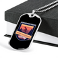 The Best View Hardest Riding Cycling Necklace Stainless Steel or 18k Gold Dog Tag 24"-Express Your Love Gifts