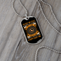 The Best Way Yellow Necklace Stainless Steel or 18k Gold Dog Tag 24" Chain-Express Your Love Gifts
