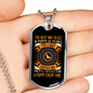 The Best Way Yellow Necklace Stainless Steel or 18k Gold Dog Tag 24" Chain-Express Your Love Gifts