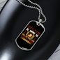 The Better I Get to Necklace Stainless Steel or 18k Gold Dog Tag 24" Chain-Express Your Love Gifts